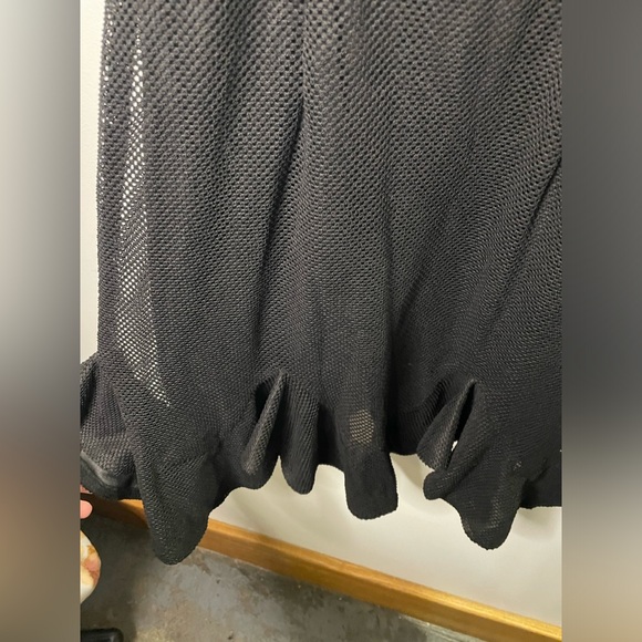 NWT Hello Molly In Other News Dress Black Ruffle Net - Picture 9 of 12